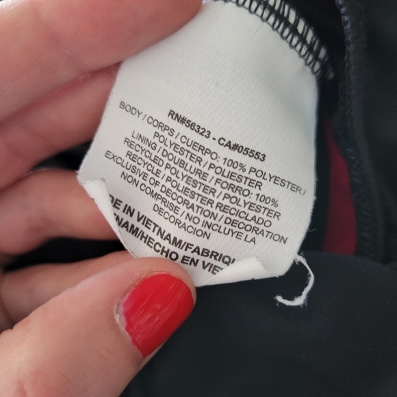 Nike Dri-Fit Women's Small Black Pink Running Shorts Lined Athletic Gym Workout - Picture 6 of 6